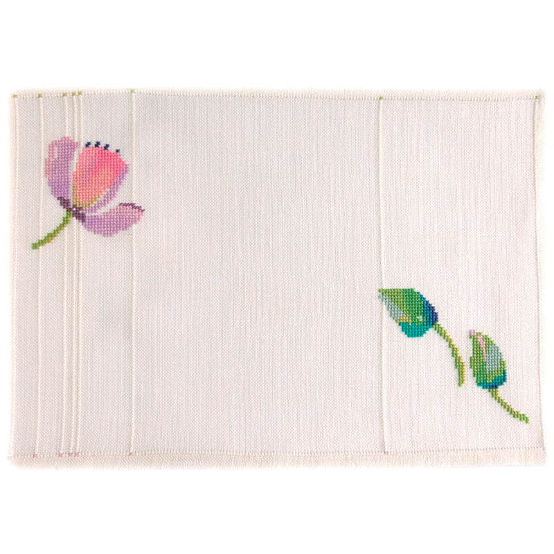 14-9858,03 Tulipan 03 - kaffedækkeserviet - Ellen Marie Rodil (EMR)