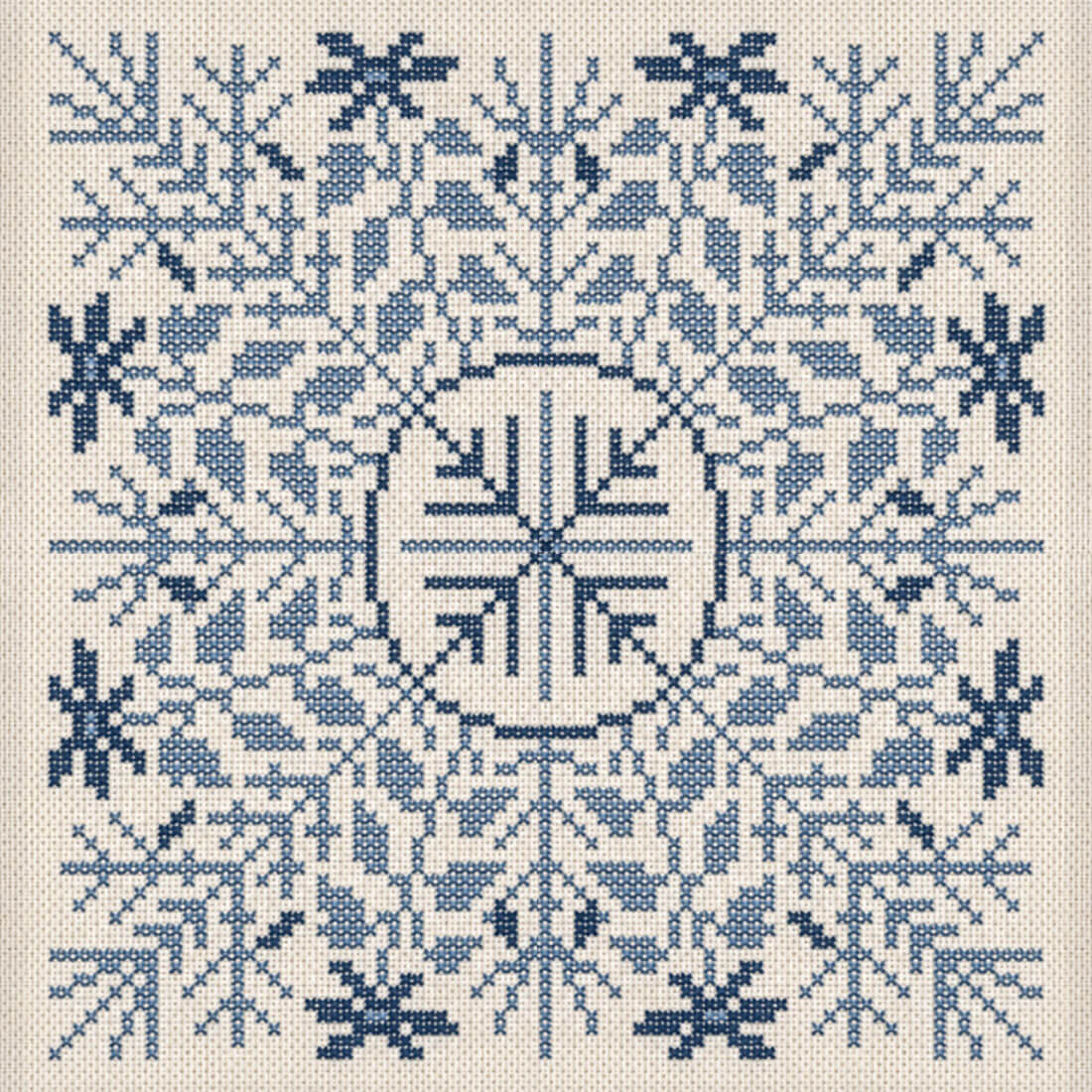 17-3601,13 Blomster og grene - vægstykke - Gerda Bengtsson (GB)
