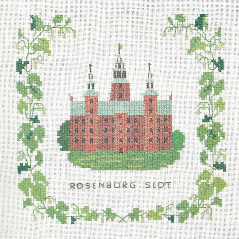 17-5136,2 Rosenborg slot - mellemlægsserviet - Ida Winckler (IW) & Gerda Bengtsson (GB)