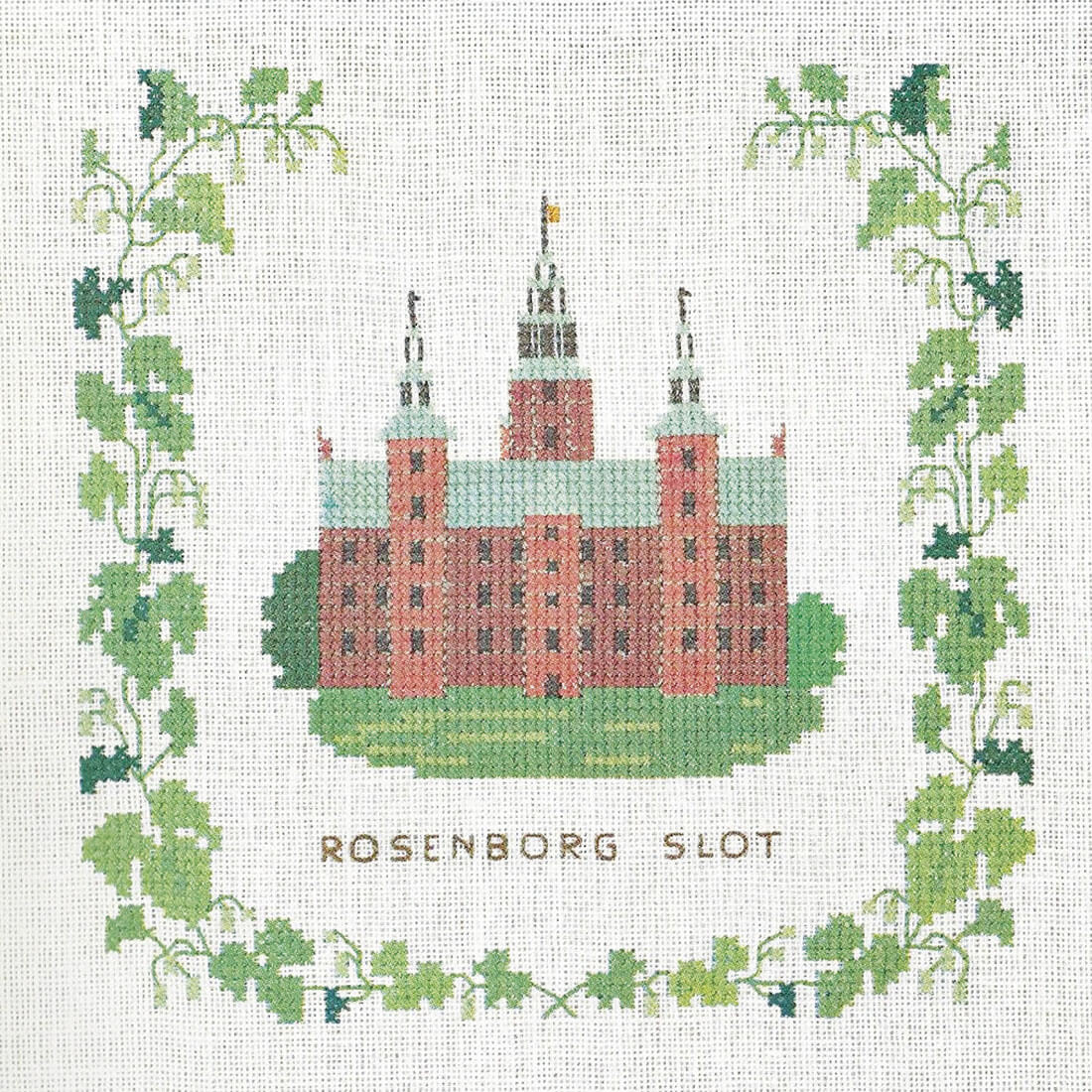 17-5136,2 Rosenborg slot - mellemlægsserviet - Ida Winckler (IW) & Gerda Bengtsson (GB)