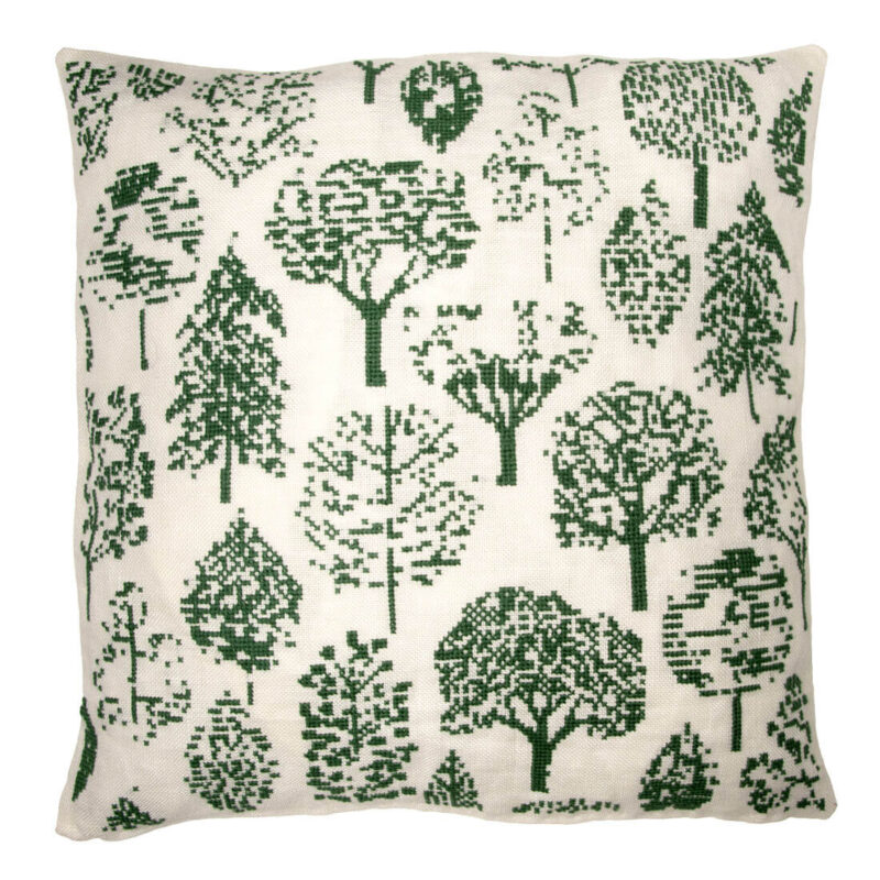 20-7137 Grønne træer - pude - Søren Nielsen (SN)