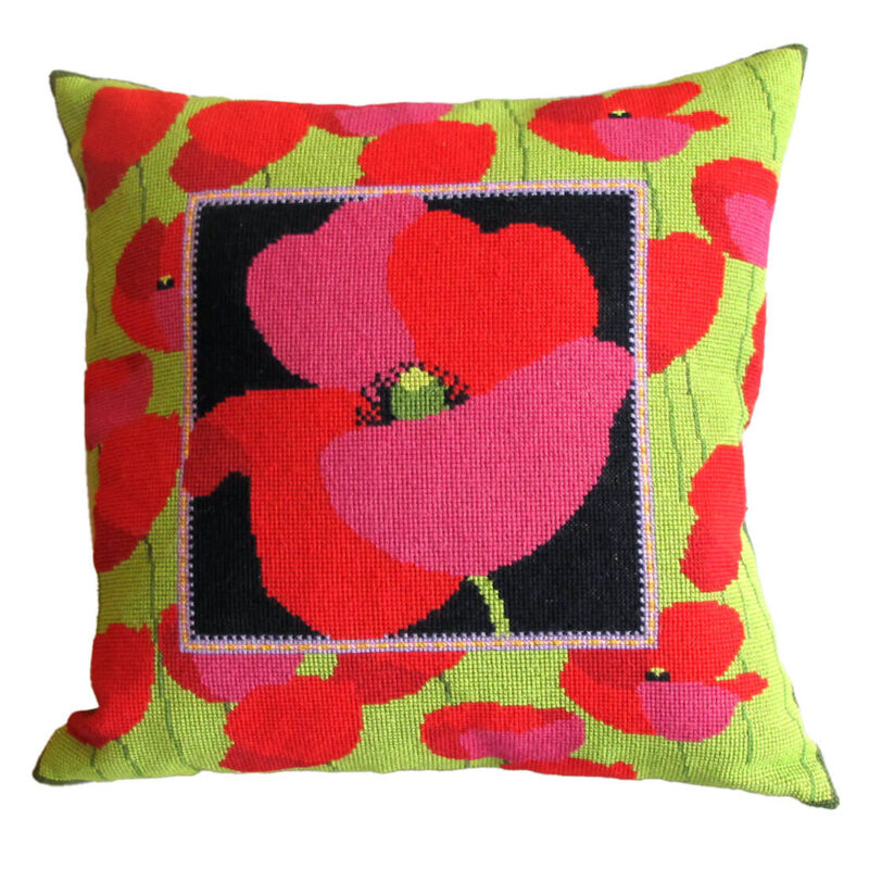 20-9894 Valmuer - pude - Agnete Velter (AV)