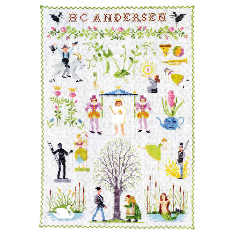 30-3608,03 H. C. Andersen - vægstykke - Gerda Bengtsson (GB)
