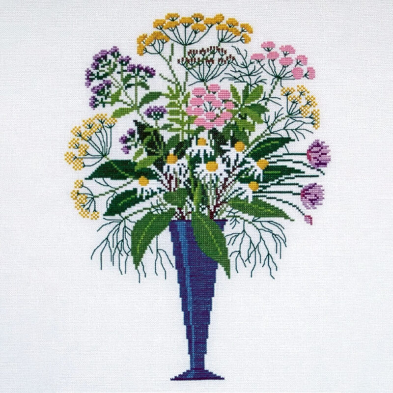 30-4906 Krydderbuket - vægstykke - Gerda Bengtsson (GB)