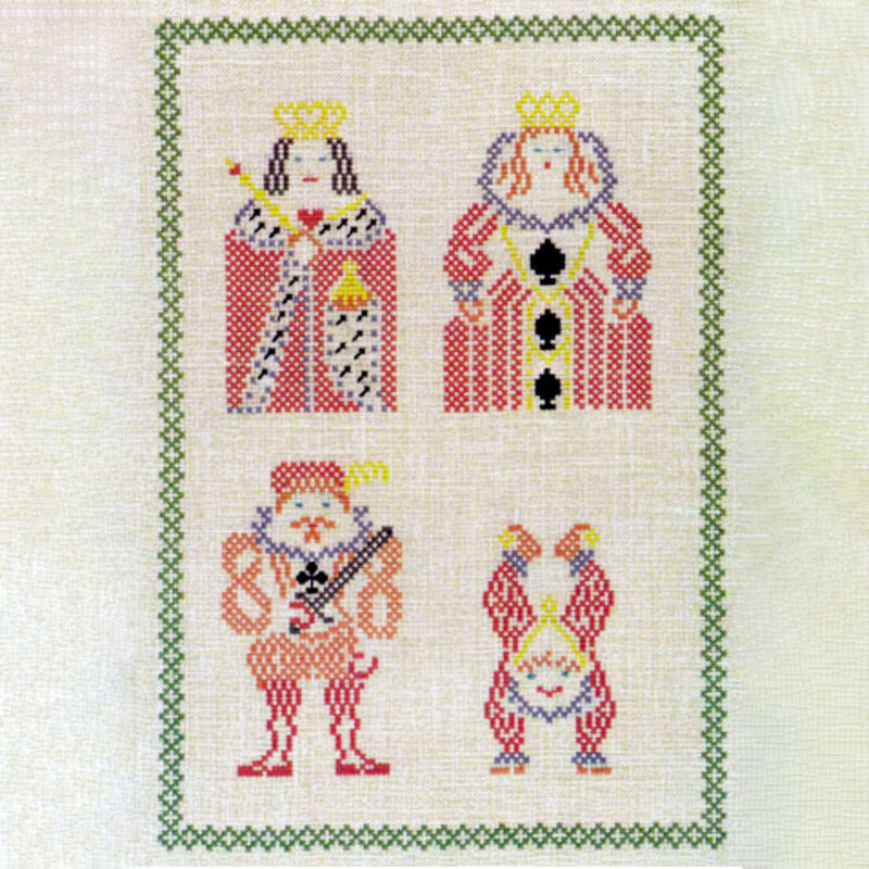 30-4929 Spillekort - vægstykke - H. M. Dronning Margrethe II (HMDM)