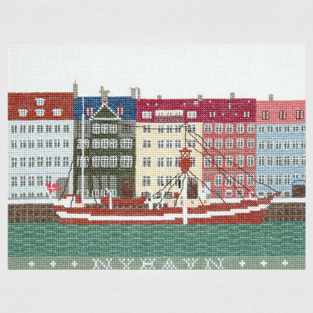 Nyhavn - vægstykke - Ida Winckler (IW)