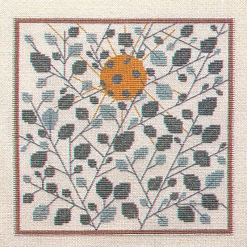 30-5697 Sommersol - vægstykke - Edith Hansen (EH)