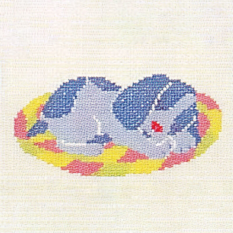 30-5922 Træt hund - vægstykke - Vibeke Olris (VO)