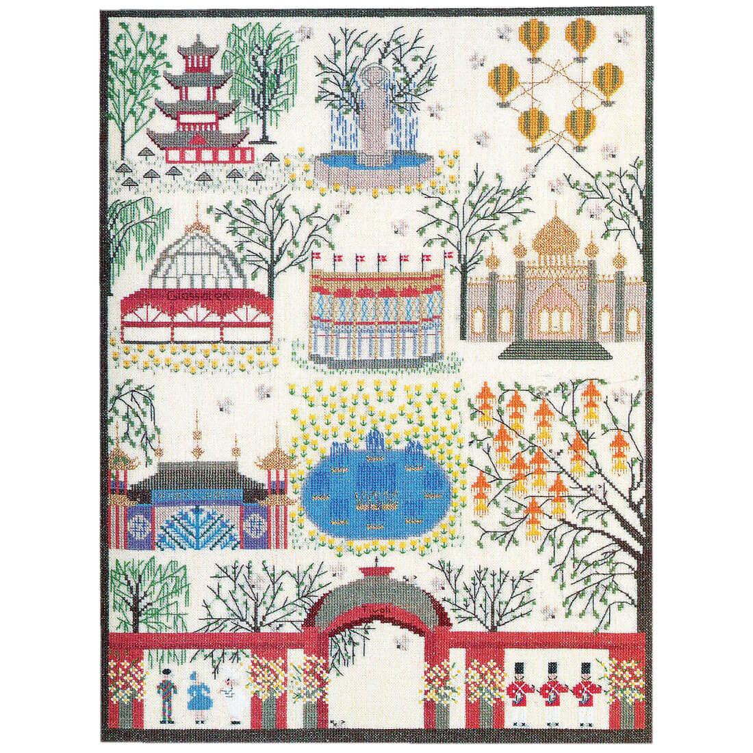 30-6070 Tivoli - vægstykke - Edith Hansen (EH)