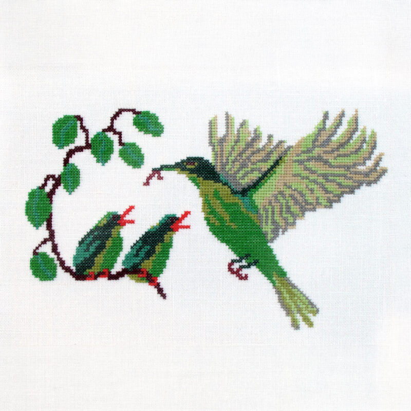 30-6961 Fugleunger - vægstykke - Katja Bie (KB)