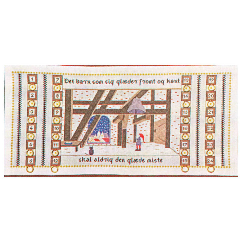 34-4894 Nisser på loftet - julekalender - Edith Hansen (EH)