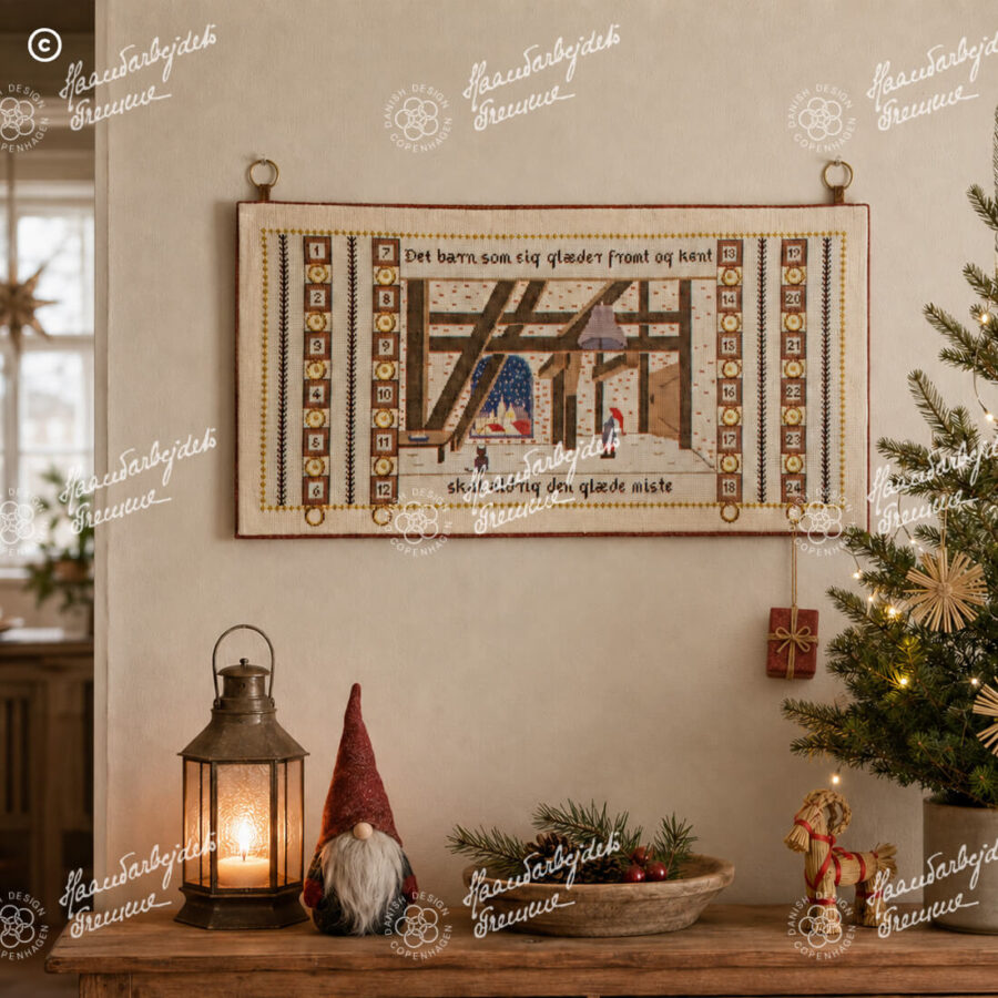 34-4894 Nisser på loftet - julekalender - Edith Hansen (EH)