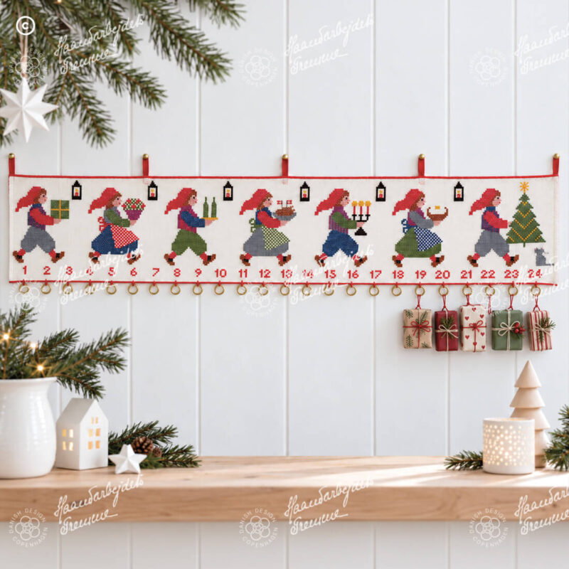 34-5648 Julefest - julekalender - Ingrid Plum (IP)
