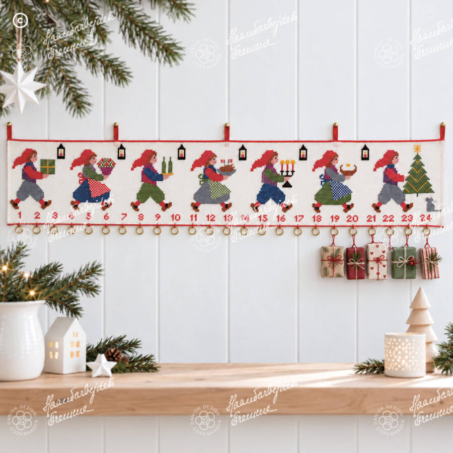 34-5648 Julefest - julekalender - Ingrid Plum (IP)