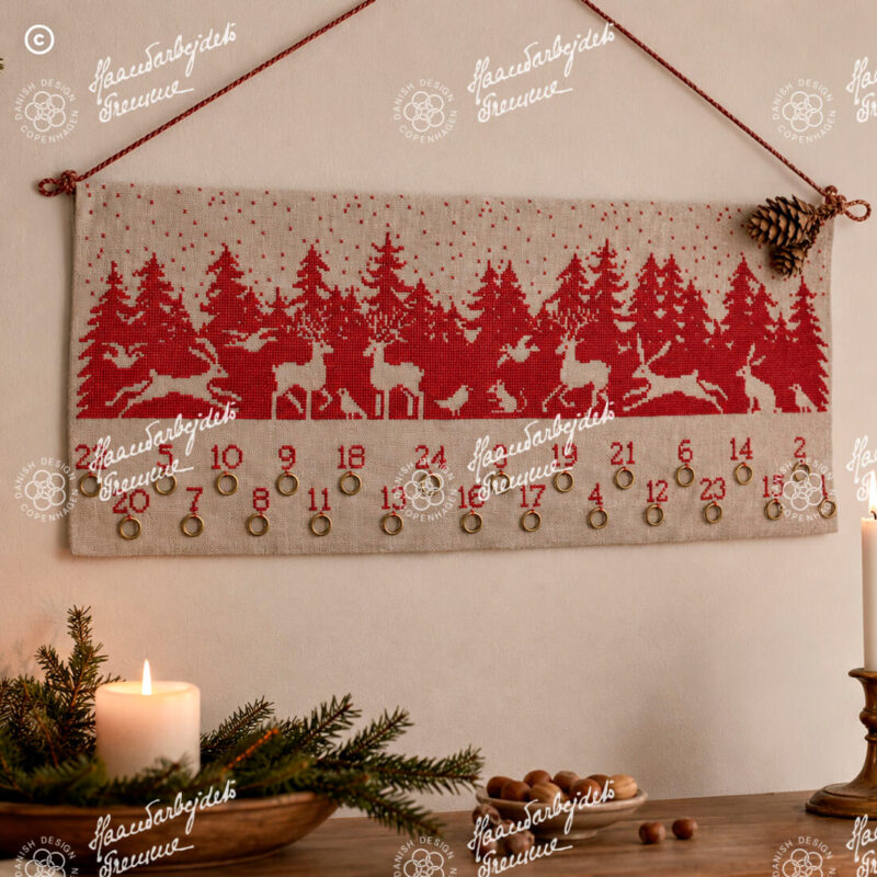 34-6923,01 Skovens dyr - julekalender - Marianne Thornberg (MT)