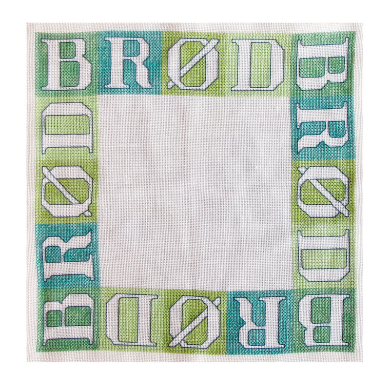39-8006,04 Brød - grøn brødserviet - Pelse Asboe (PA)