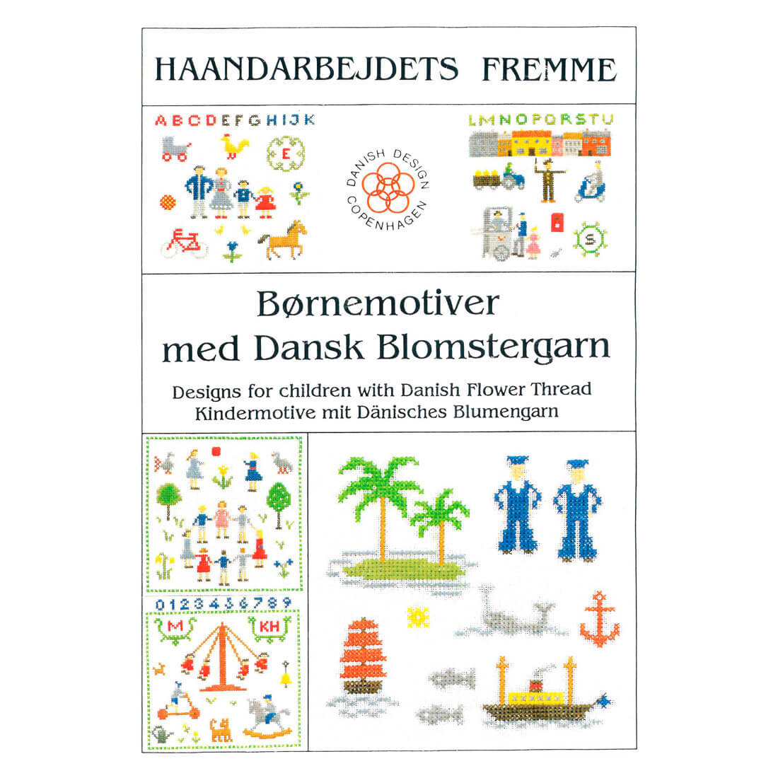 52-2100 Børnemotiver - hæfte - Haandarbejdets Fremme (HF)