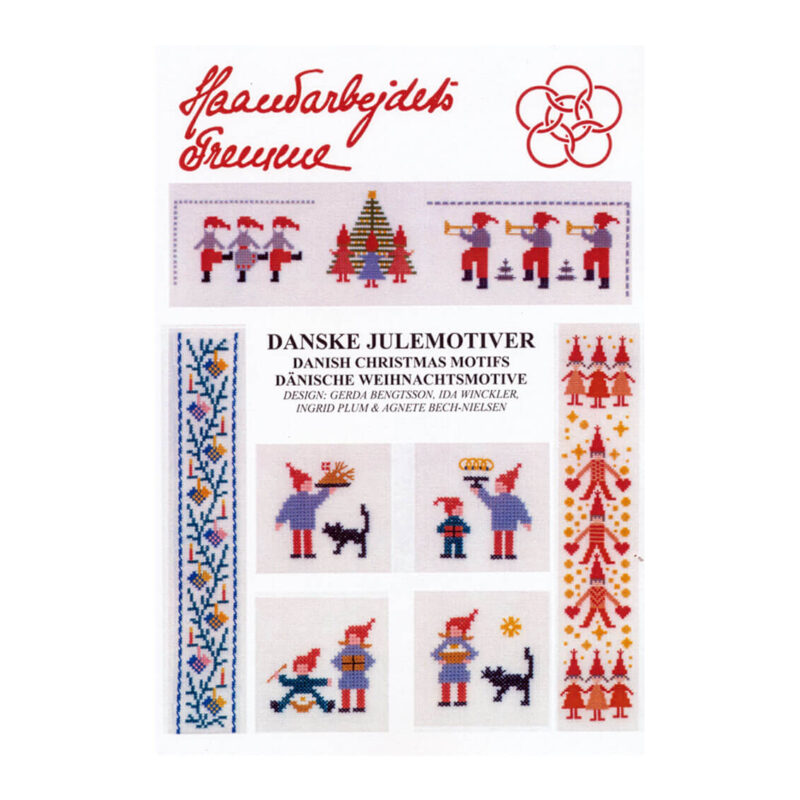 52-2105 Julemotiver - hæfte - Gerda Bengtsson (GB), Ida Winckler (IW), Ingrid Plum (IP) & Agnete Bech-Nielsen (ABN)