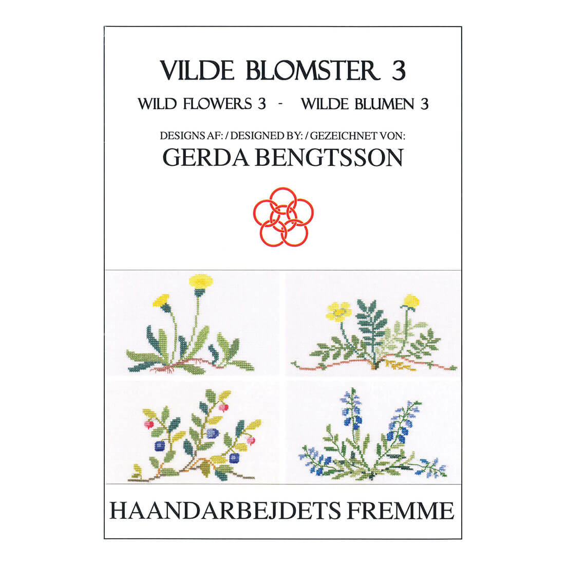 52-2107 Vilde Blomster 3 - hæfte - Gerda Bengtsson (GB)