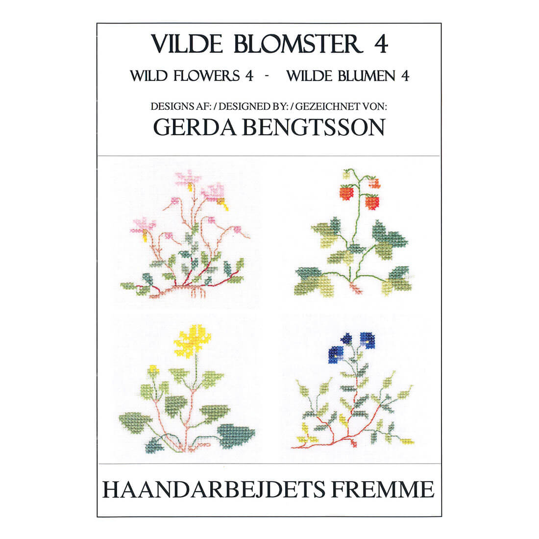 52-2108 Vilde Blomster 4 - hæfte - Gerda Bengtsson (GB)