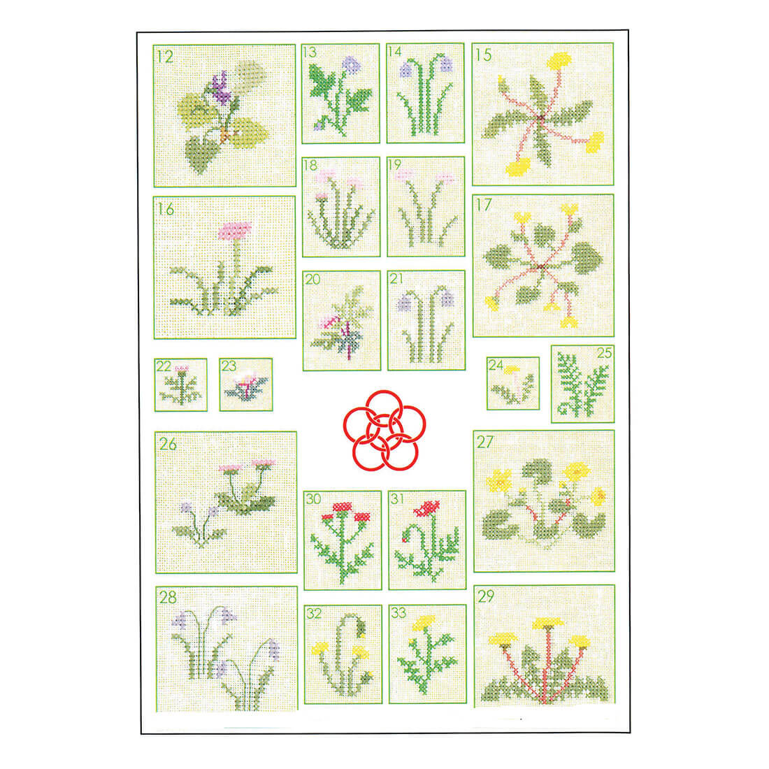 52-2109 Miniblomster - hæfte - Gerda Bengtsson (GB)