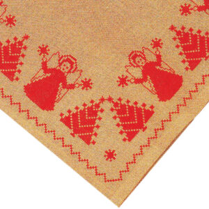 29-5656 Engle og træer - juletræstæppe - Ida Winckler (IW)