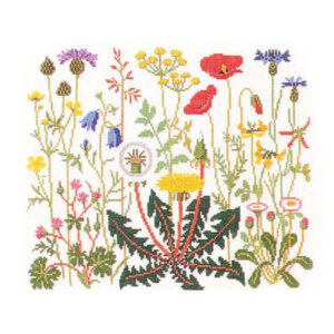 30-4726 Sommerblomster - vægstykke - Gerda Bengtsson