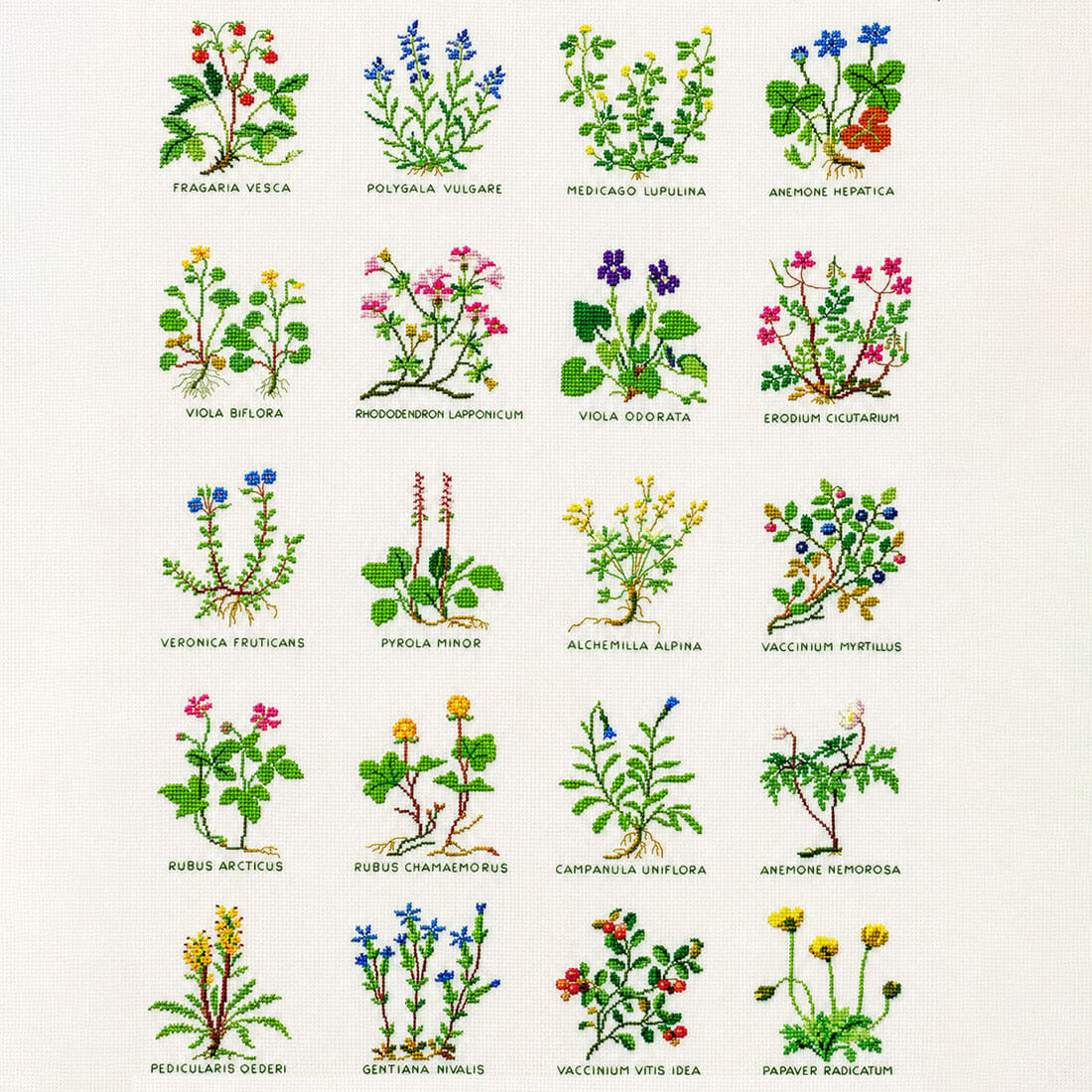 30-5148 Blomster - vægstykke - Gerda Bengtsson (GB)
