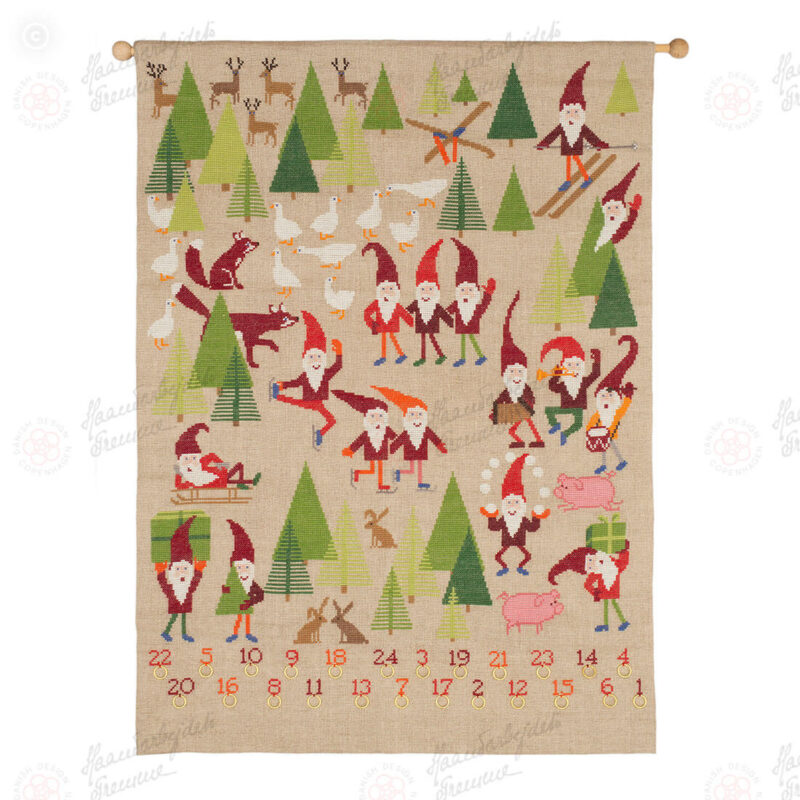 34-6970 Tynde nisser - julekalender - Marianne Thornberg (MT)