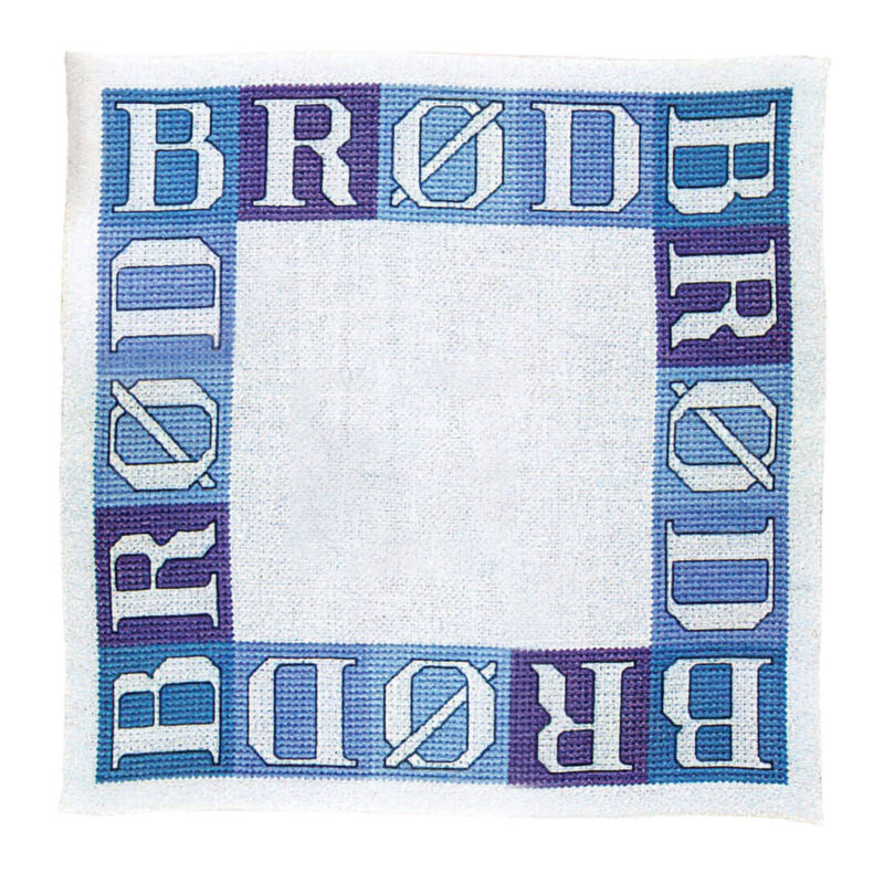 39-8006,03 Brød - blå brødserviet - Pelse Asboe (PA)