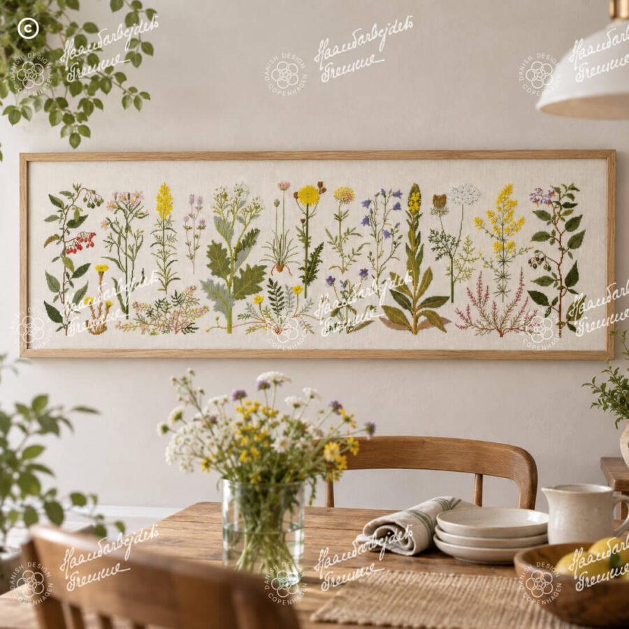 30-5406 Kystens blomster - vægstykke - Gerda Bengtsson (GB)