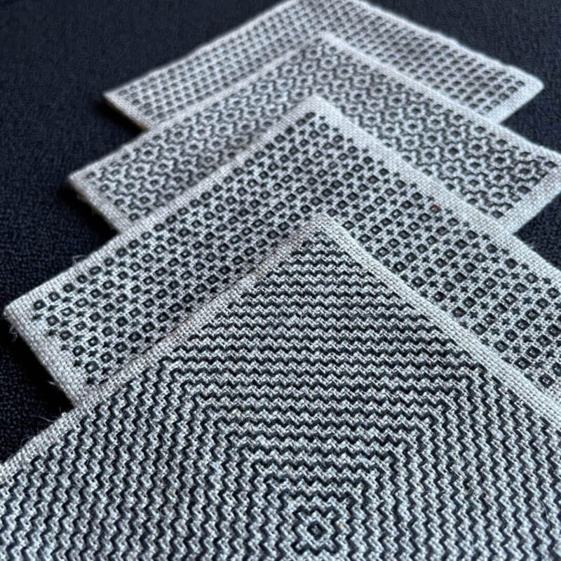 1310-69 Blackwork kaffebrikker - Tille’s