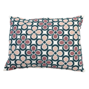 20-7181 Pudderblomster - lille mørk pude - Marlene Thorndahl (MTH)