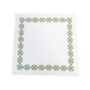 Blomsterserviet - blå/grøn - Marlene Thorndahl (MTH)