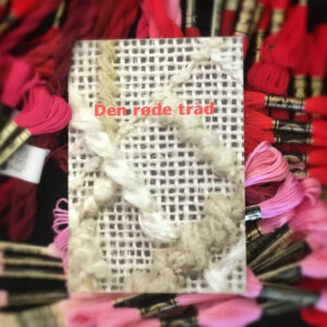 Den røde tråd - stinghæfte fra Den Klassiske Broderiskole