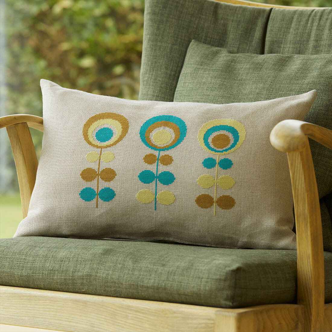 20-7173 Retroblomster - Pude - Marlene Thorndahl (MTH)